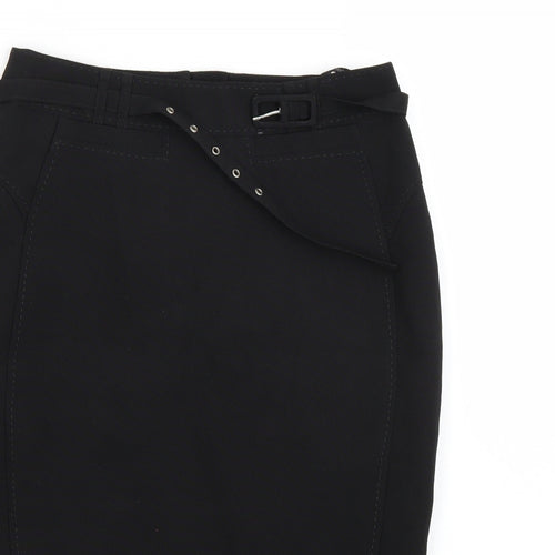 Primark Womens Black   A-Line Skirt Size 8