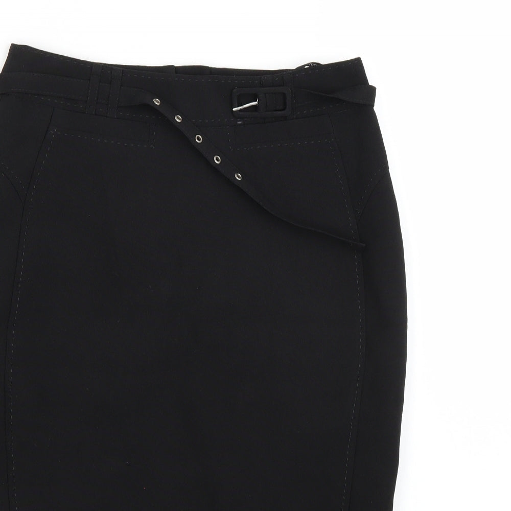 Primark Womens Black   A-Line Skirt Size 8