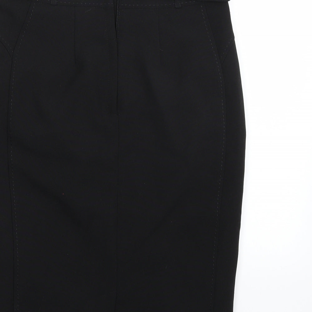 Primark Womens Black   A-Line Skirt Size 8