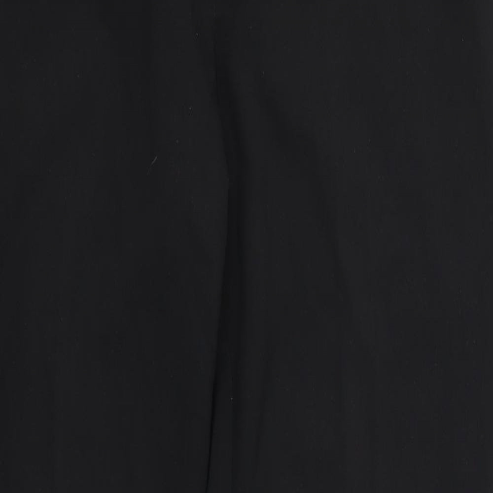 Papaya Womens Black   Trousers  Size 12 L31 in