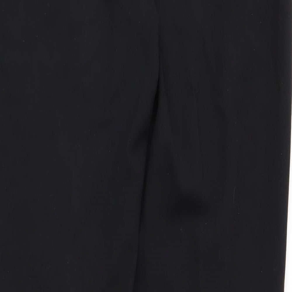 Papaya Womens Black   Trousers  Size 12 L31 in