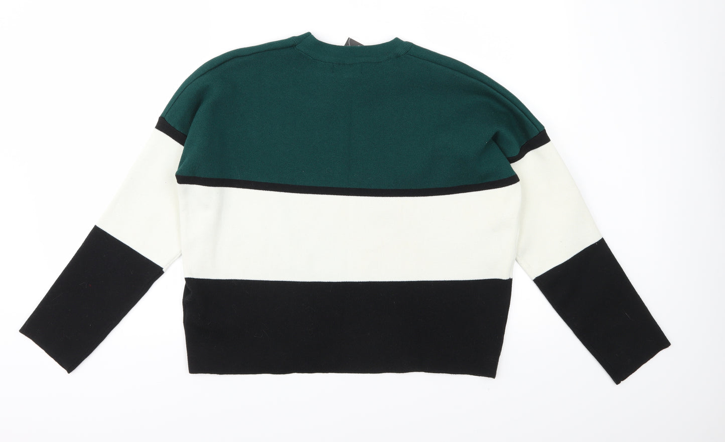 New Look Womens Green  Knit Pullover Jumper Size M