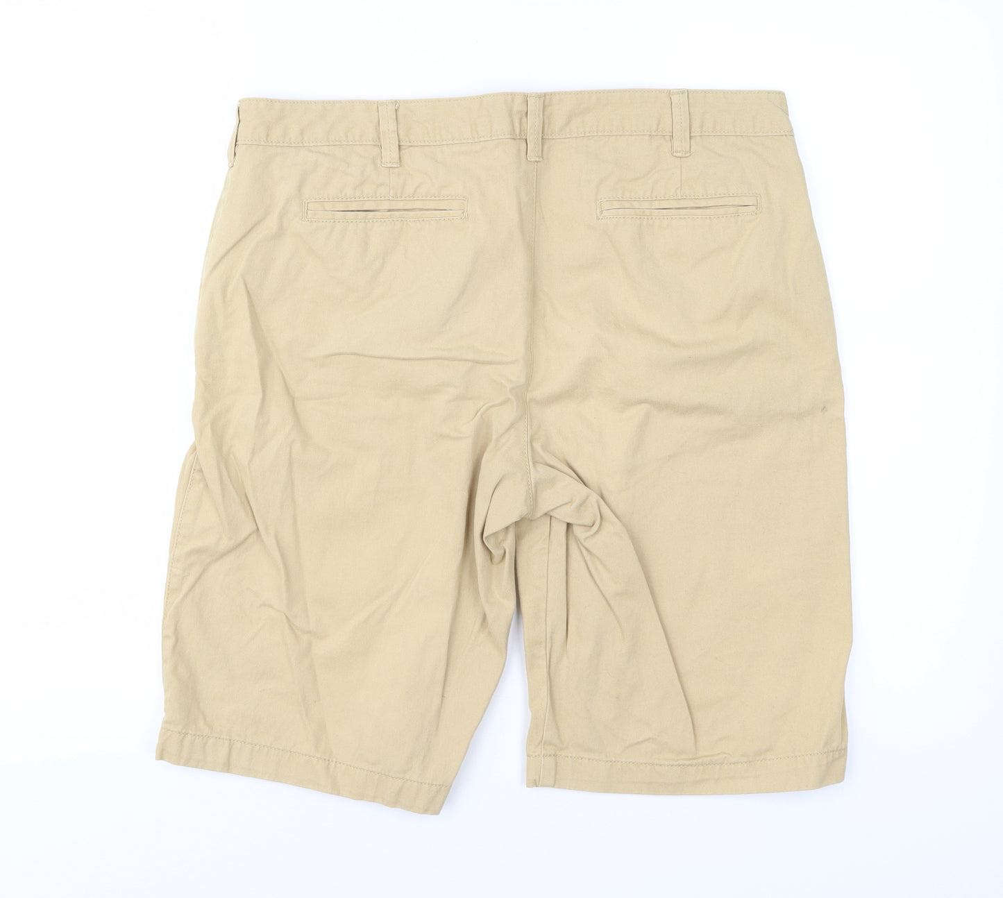 Cedar Wood State Mens Beige   Chino Shorts Size 34 in