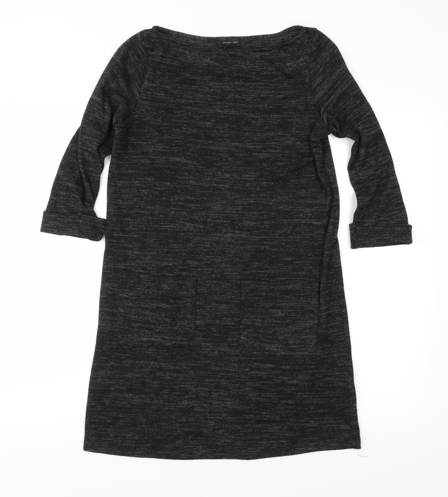 Atmosphere Womens Grey  Jersey Tunic Blouse Size 8