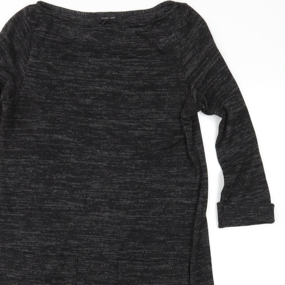 Atmosphere Womens Grey  Jersey Tunic Blouse Size 8