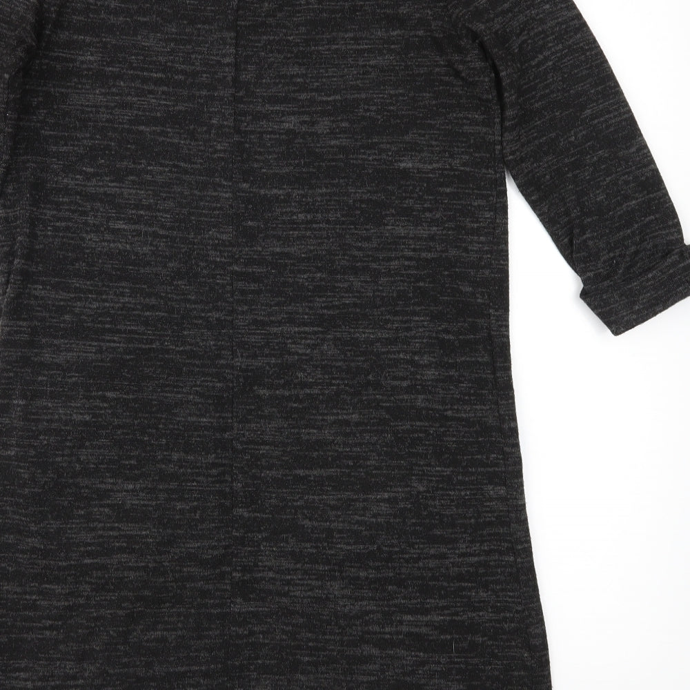 Atmosphere Womens Grey  Jersey Tunic Blouse Size 8