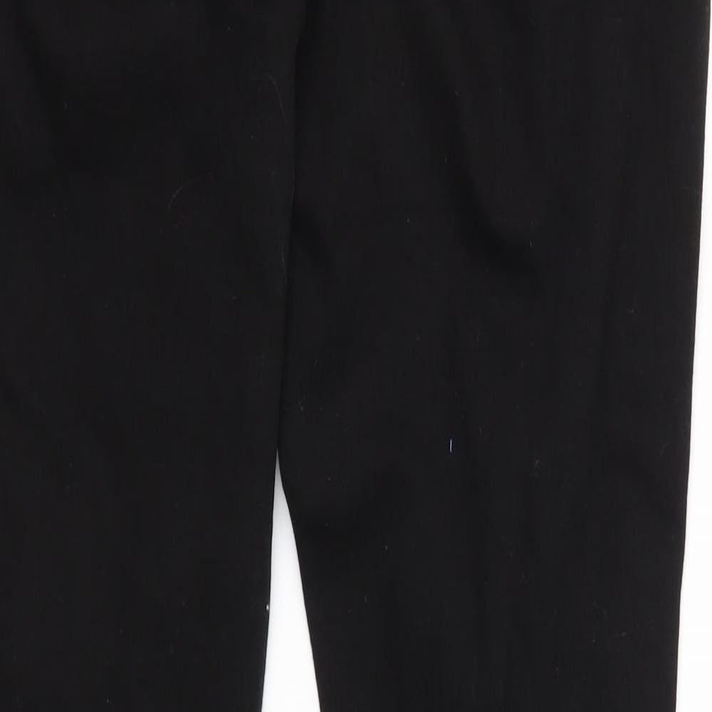 Denim & Co. Womens Black  Denim Straight Jeans Size 16 L30 in