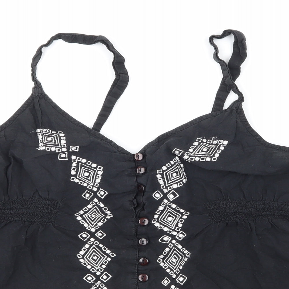 Evie Womens Black   Basic Tank Size 14