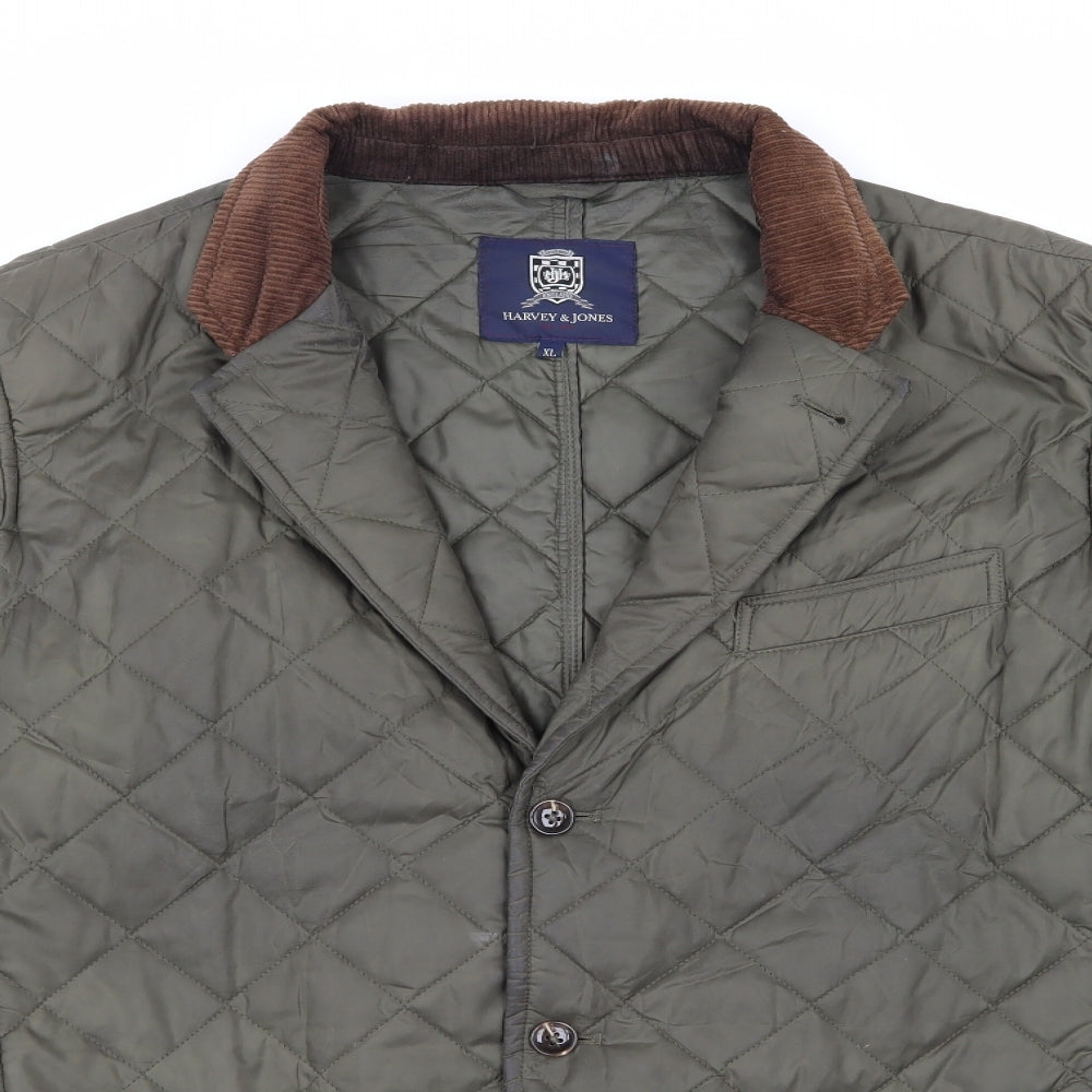 Harvey & Jones Mens Green   Jacket  Size XL