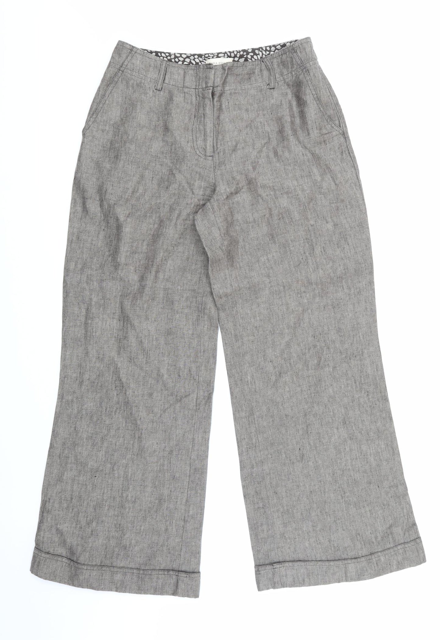 Laura Ashley Womens Brown   Trousers  Size 10 L26 in