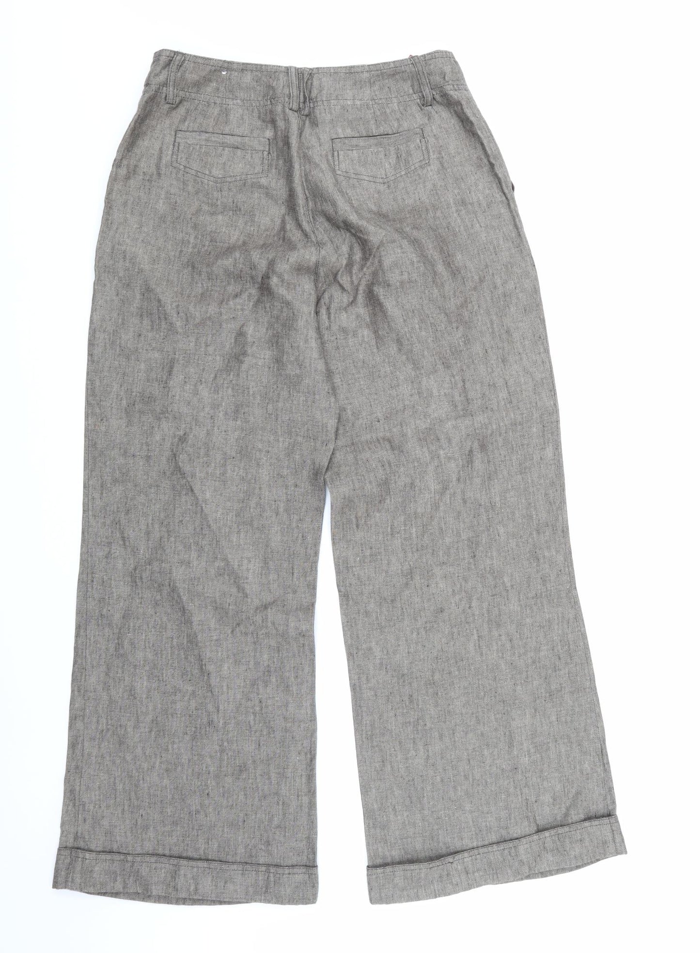 Laura Ashley Womens Brown   Trousers  Size 10 L26 in