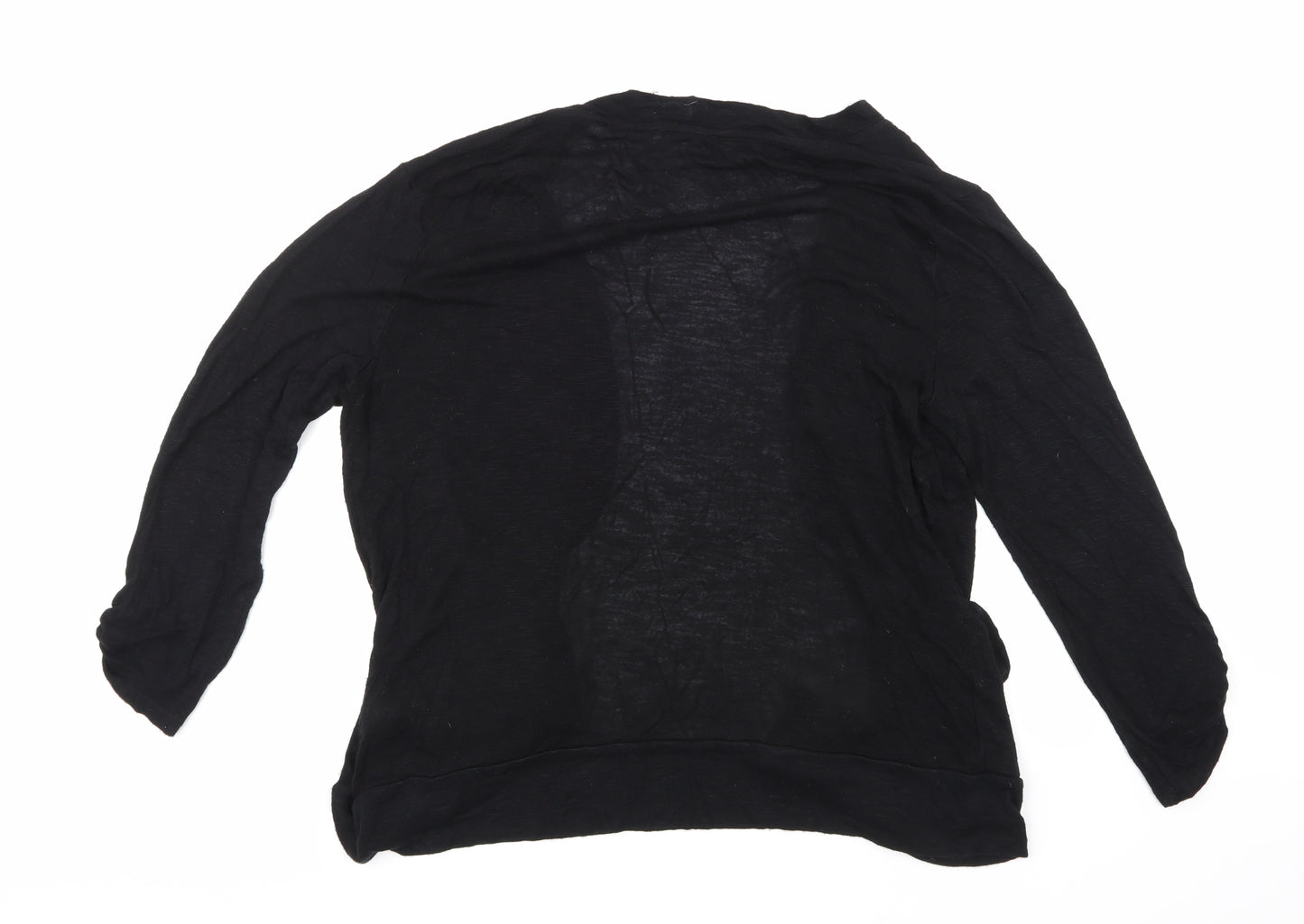 Papaya Womens Black   Cardigan Jumper Size 16