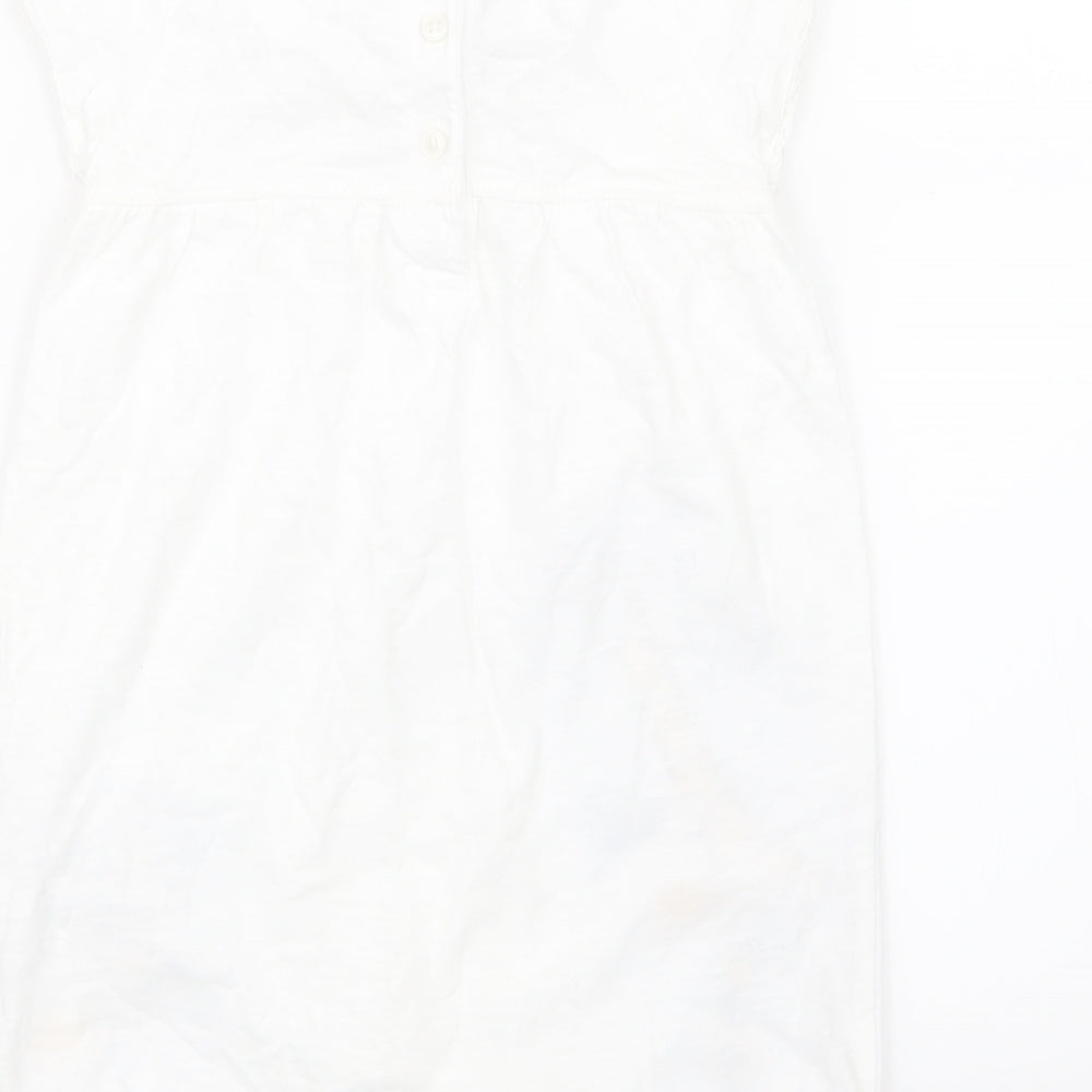 NEXT Girls White   Babygrow One-Piece Size 12-18 Months