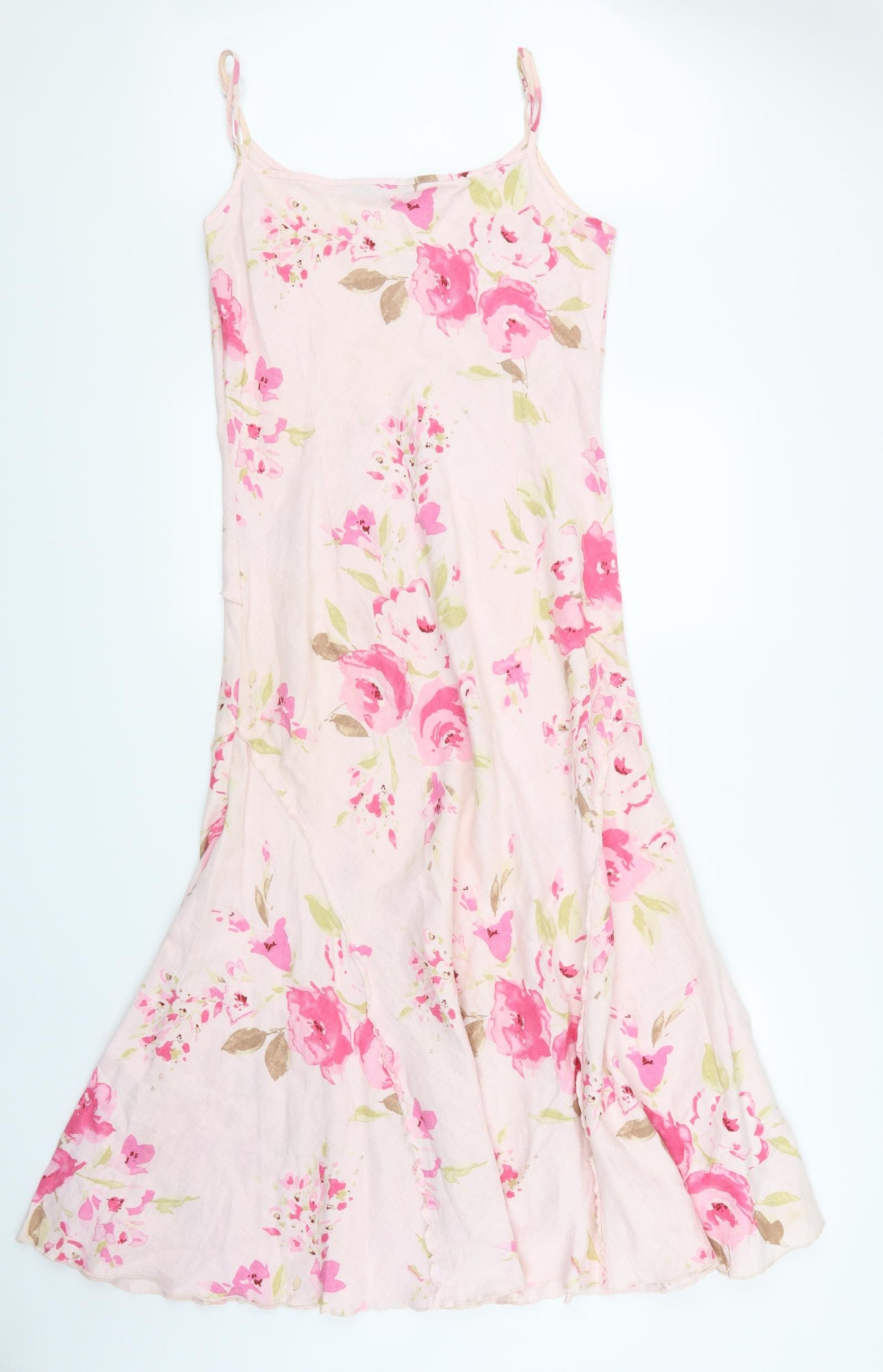Per Una Womens Pink Floral  A-Line  Size 12