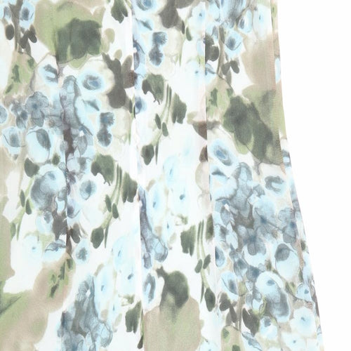 Civit Womens Blue Floral  A-Line  Size 12
