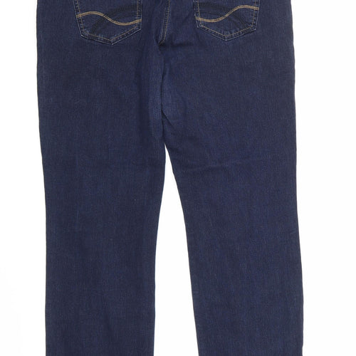 TU Womens Blue  Denim Straight Jeans Size 16 L28 in