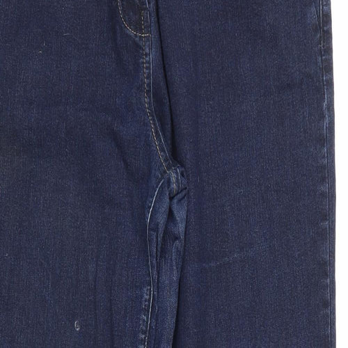 TU Womens Blue  Denim Straight Jeans Size 16 L28 in