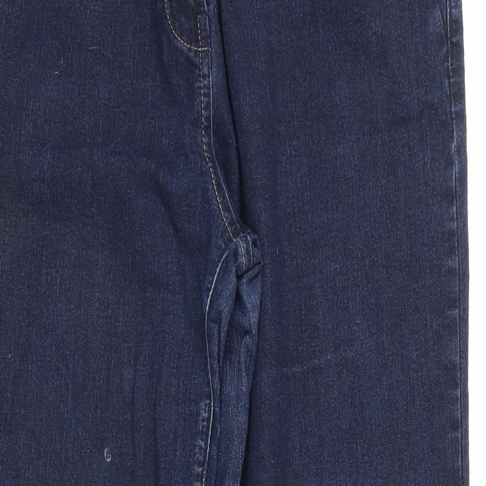 TU Womens Blue  Denim Straight Jeans Size 16 L28 in