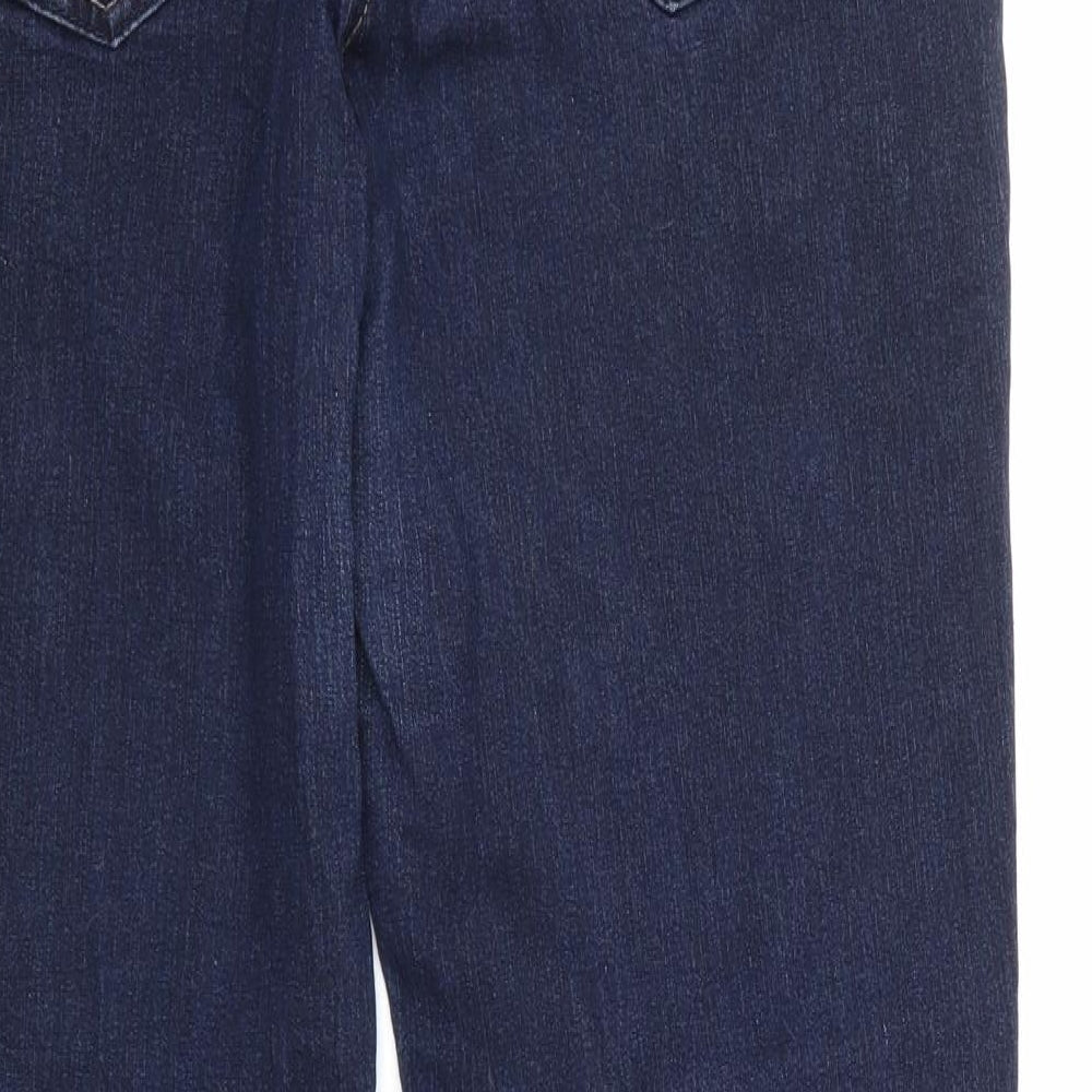 TU Womens Blue  Denim Straight Jeans Size 16 L28 in
