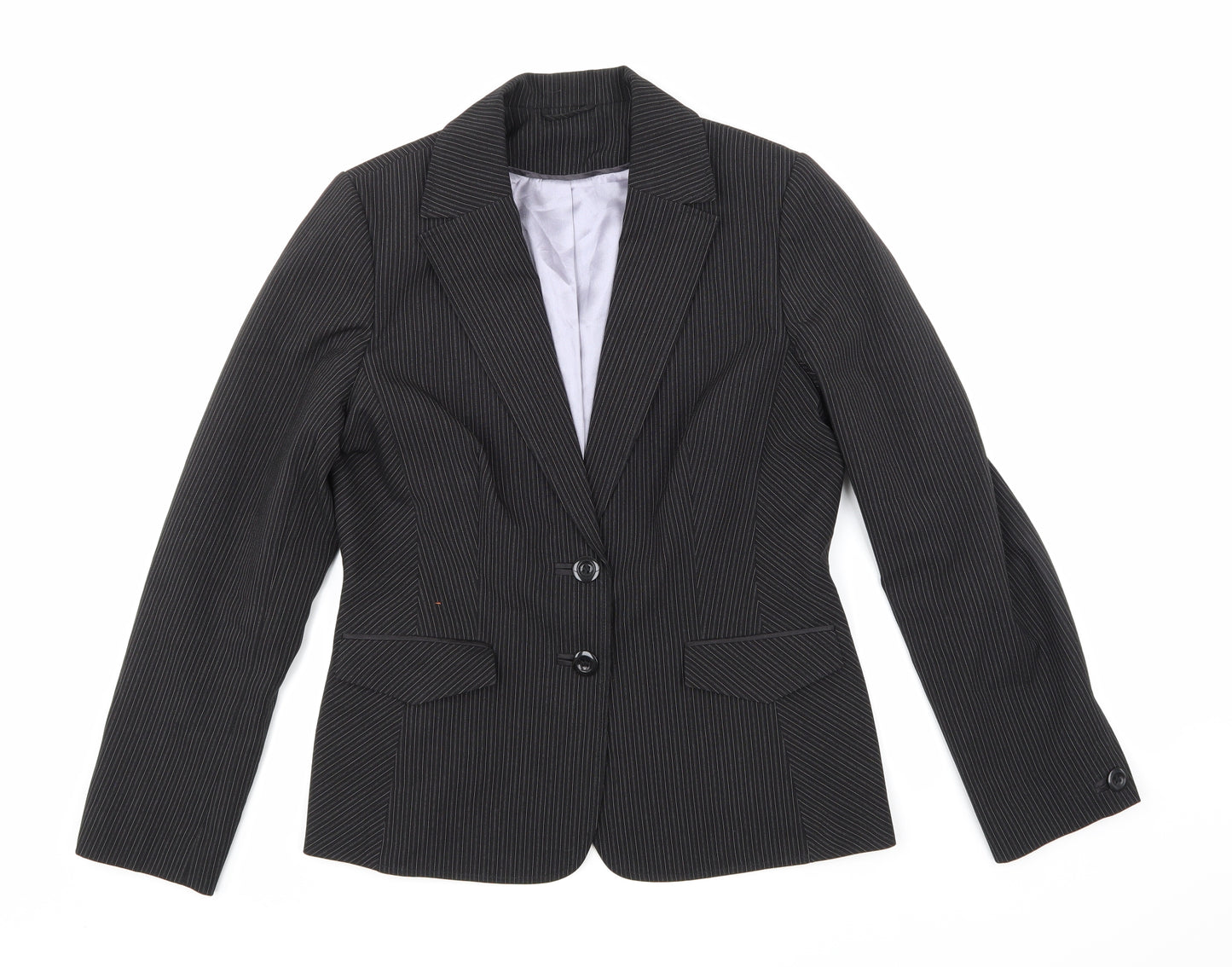 Dorothy Perkins Womens Black Striped  Jacket  Size 14