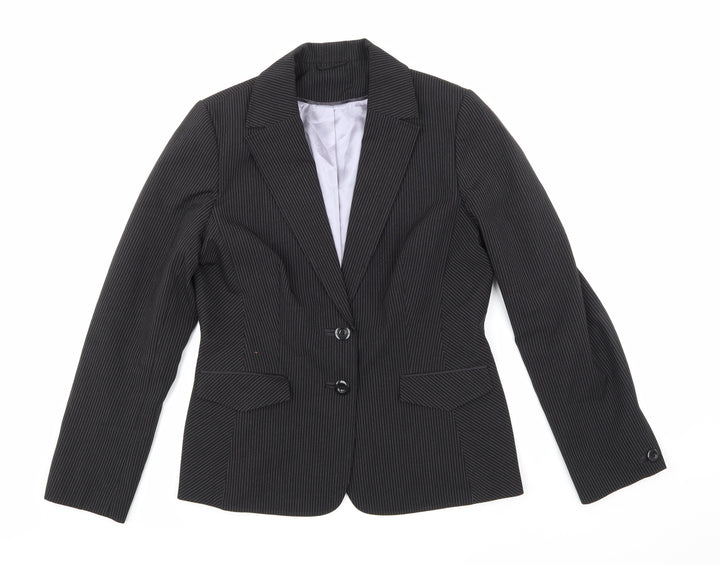 Dorothy Perkins Womens Black Striped  Jacket  Size 14