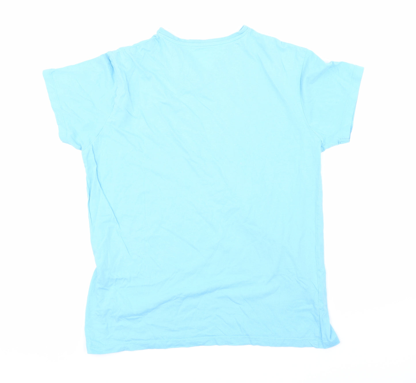 Preworn Mens Blue    T-Shirt Size M