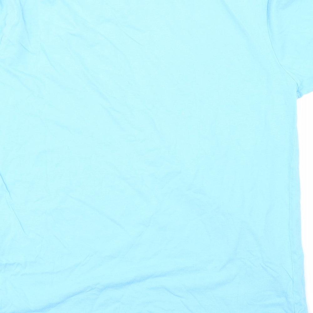 Preworn Mens Blue    T-Shirt Size M