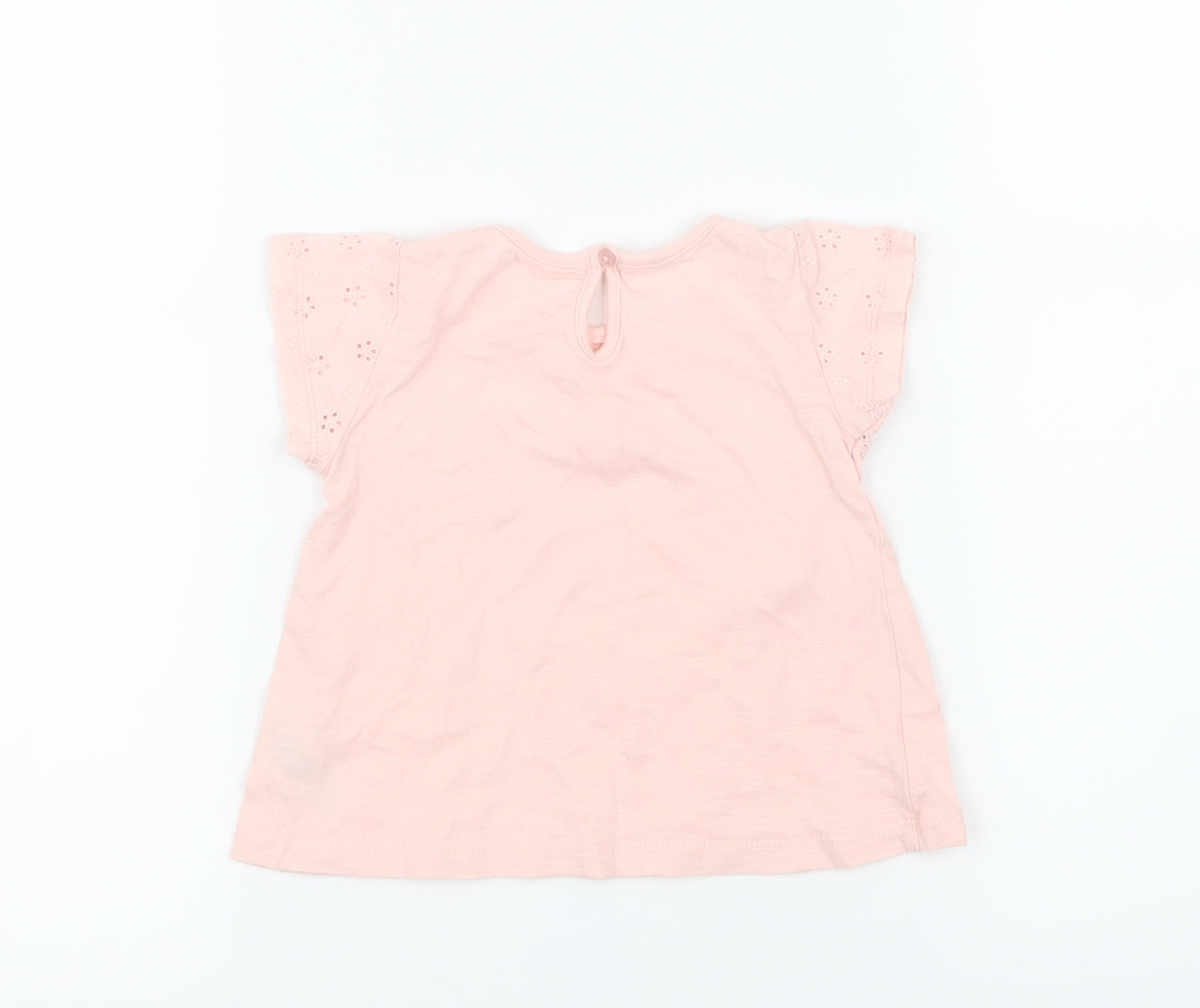 Young Dimension Girls Pink   Basic T-Shirt Size 9-12 Months