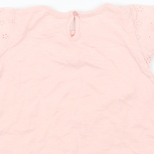 Young Dimension Girls Pink   Basic T-Shirt Size 9-12 Months