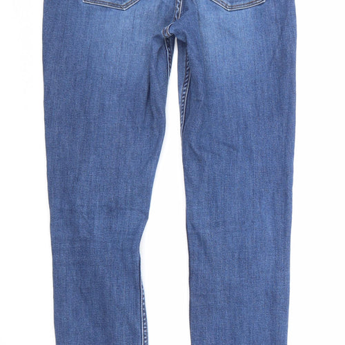 H&M Womens Blue  Denim Skinny Jeans Size 10 L28 in