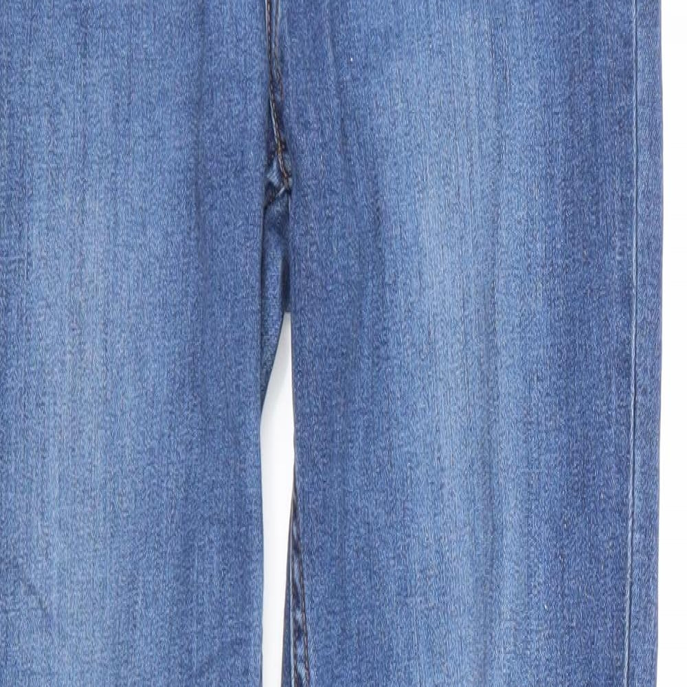 H&M Womens Blue  Denim Skinny Jeans Size 10 L28 in