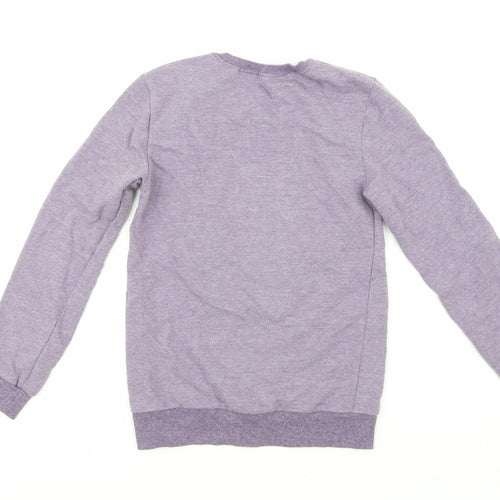 River Island Boys Purple   Pullover Sweatshirt Size 7-8 Years