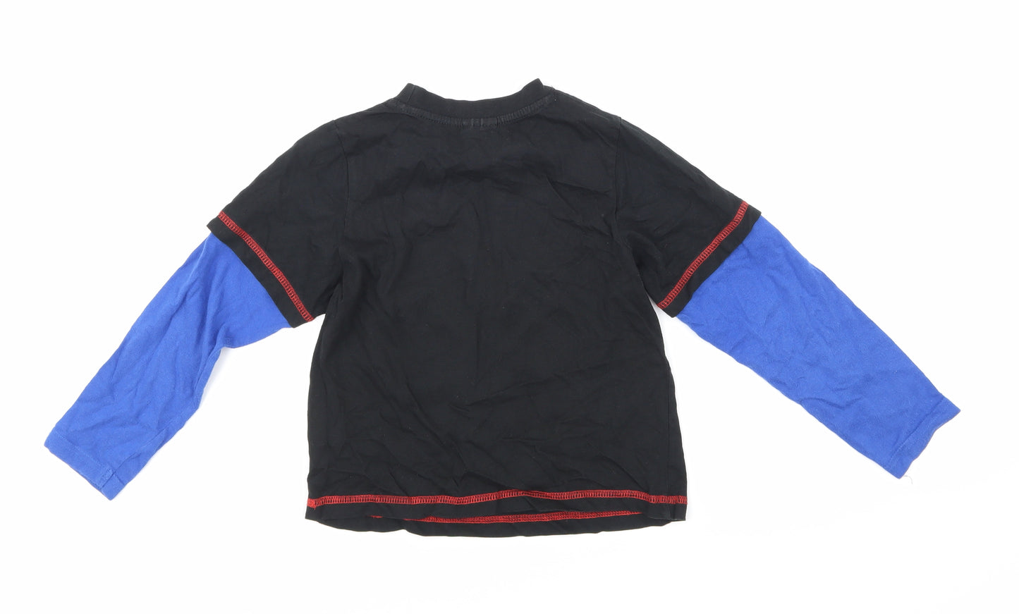 Primark Boys Black   Basic T-Shirt Size 6-7 Years