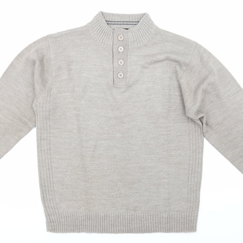 Southbay Mens Brown  Knit Pullover Jumper Size M