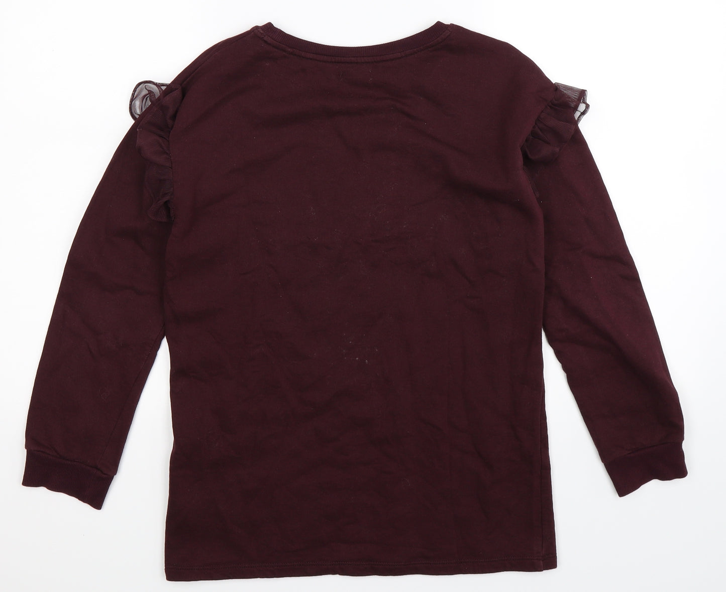 NEXT Girls Brown   Pullover Sweatshirt Size 12 Years  - Unicorn