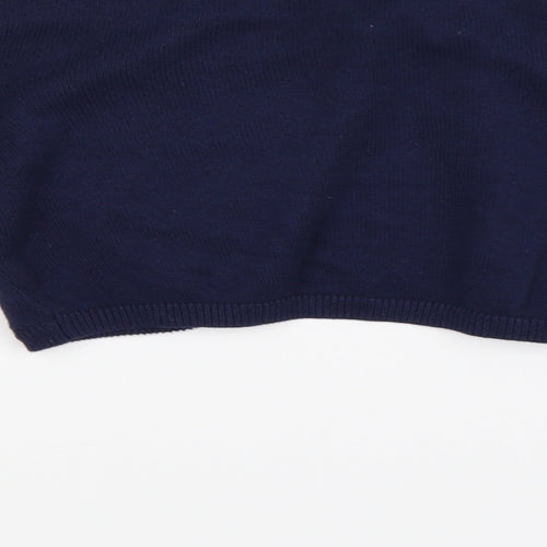 John Lewis Girls Blue  Knit Cardigan Jumper Size 9 Years