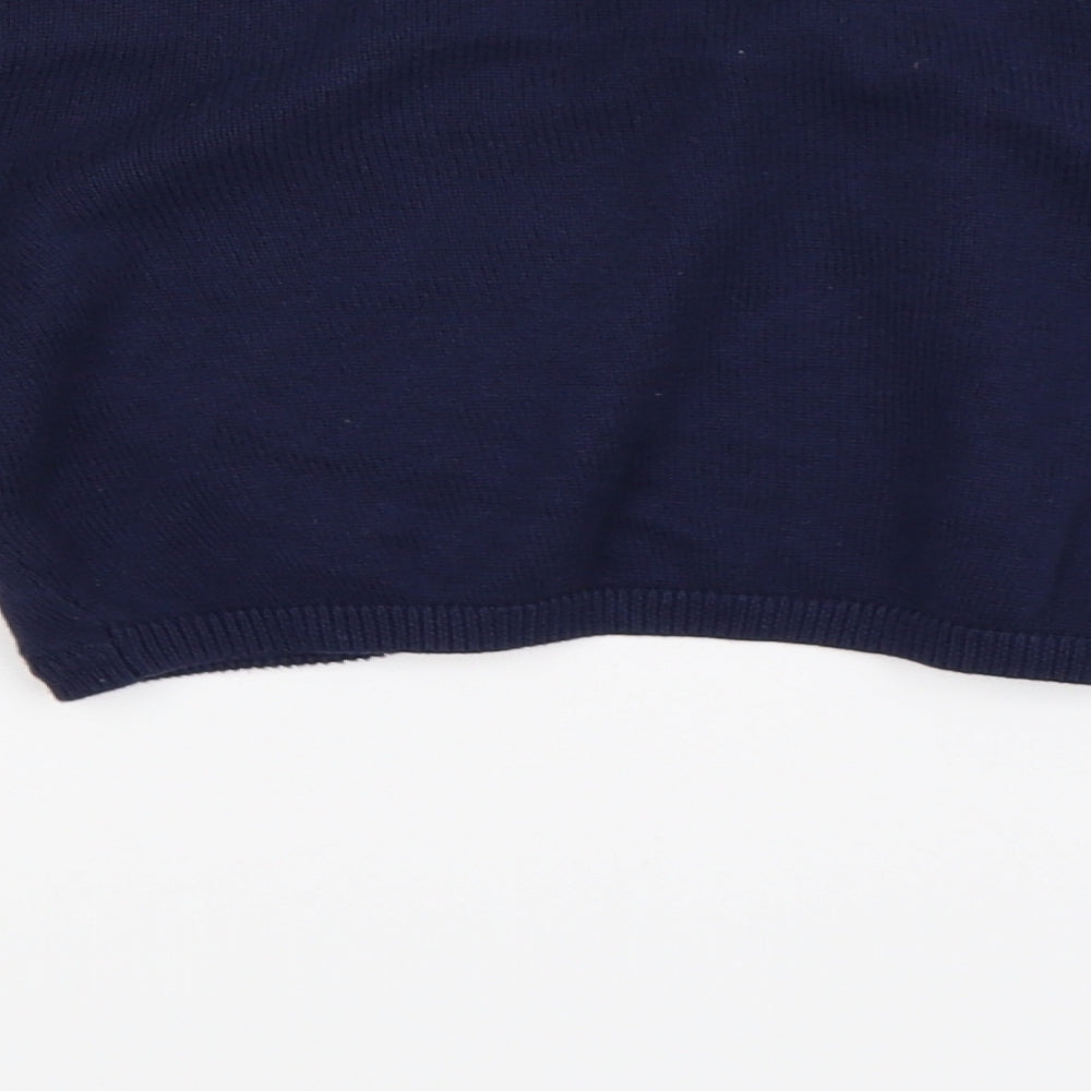 John Lewis Girls Blue  Knit Cardigan Jumper Size 9 Years