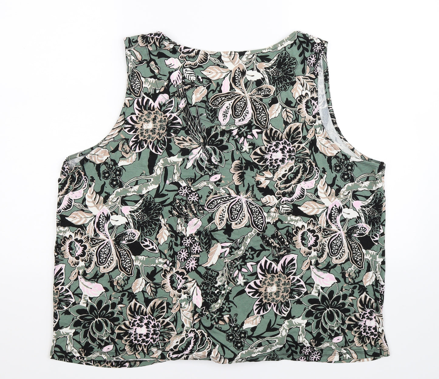 TU Womens Multicoloured Floral  Basic Tank Size 22