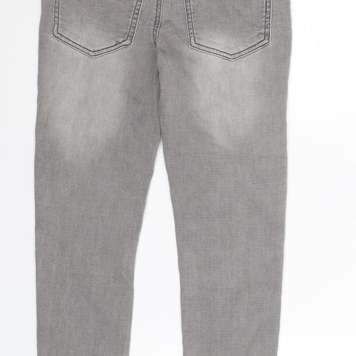 Matalan Boys Grey  Denim Skinny Jeans Size 11 Years