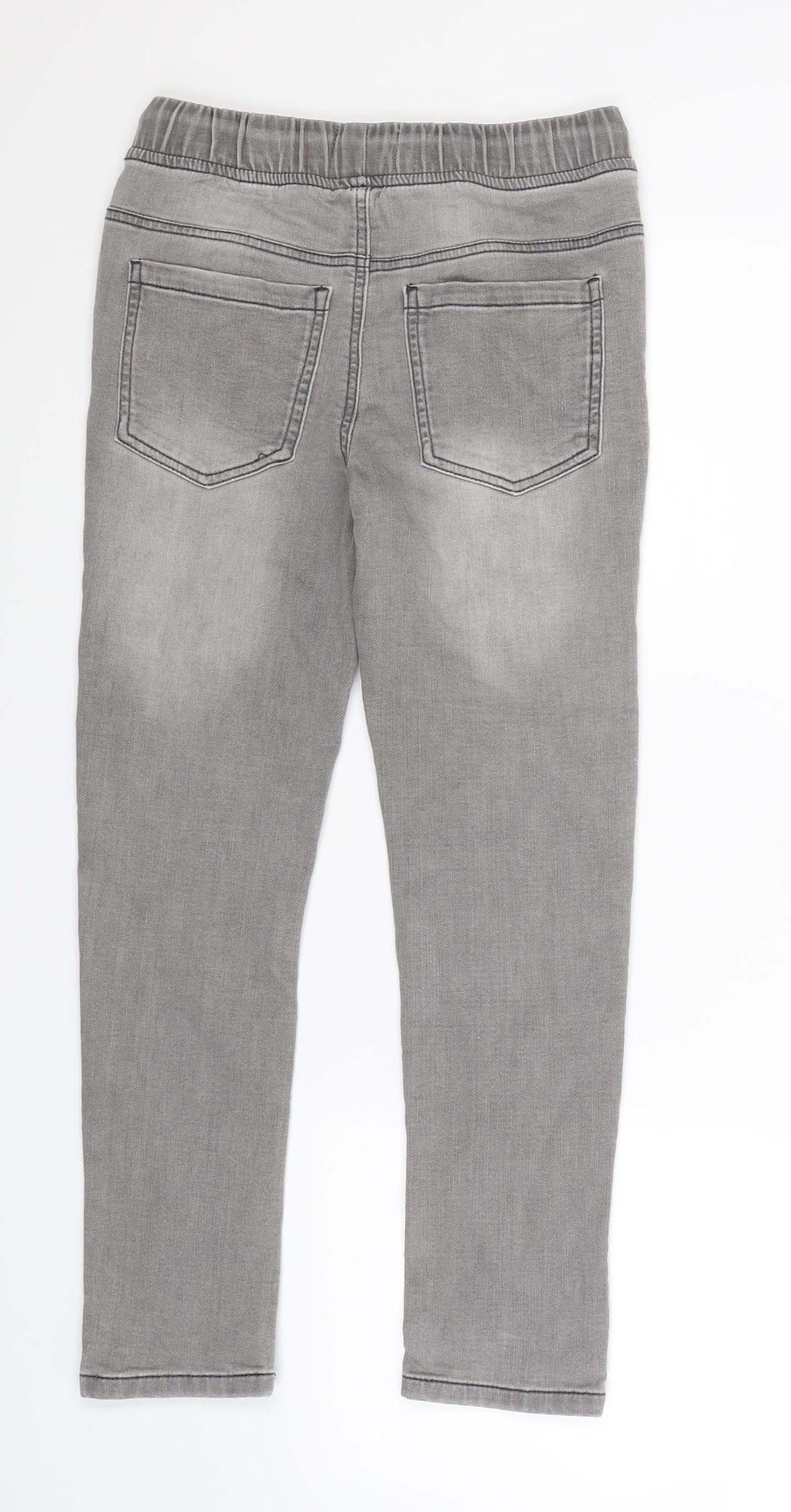 Matalan Boys Grey  Denim Skinny Jeans Size 11 Years