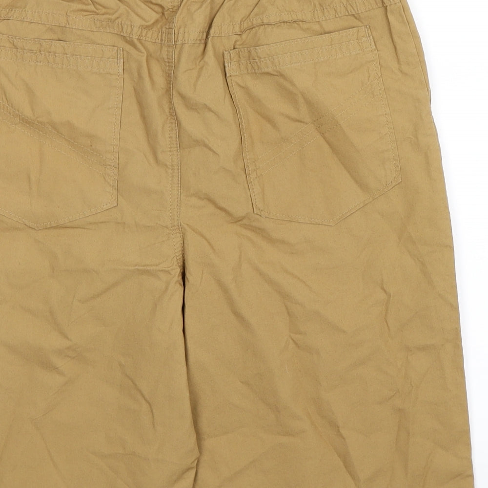 Marks and Spencer Boys Beige   Chino Shorts Size 12-13 Years