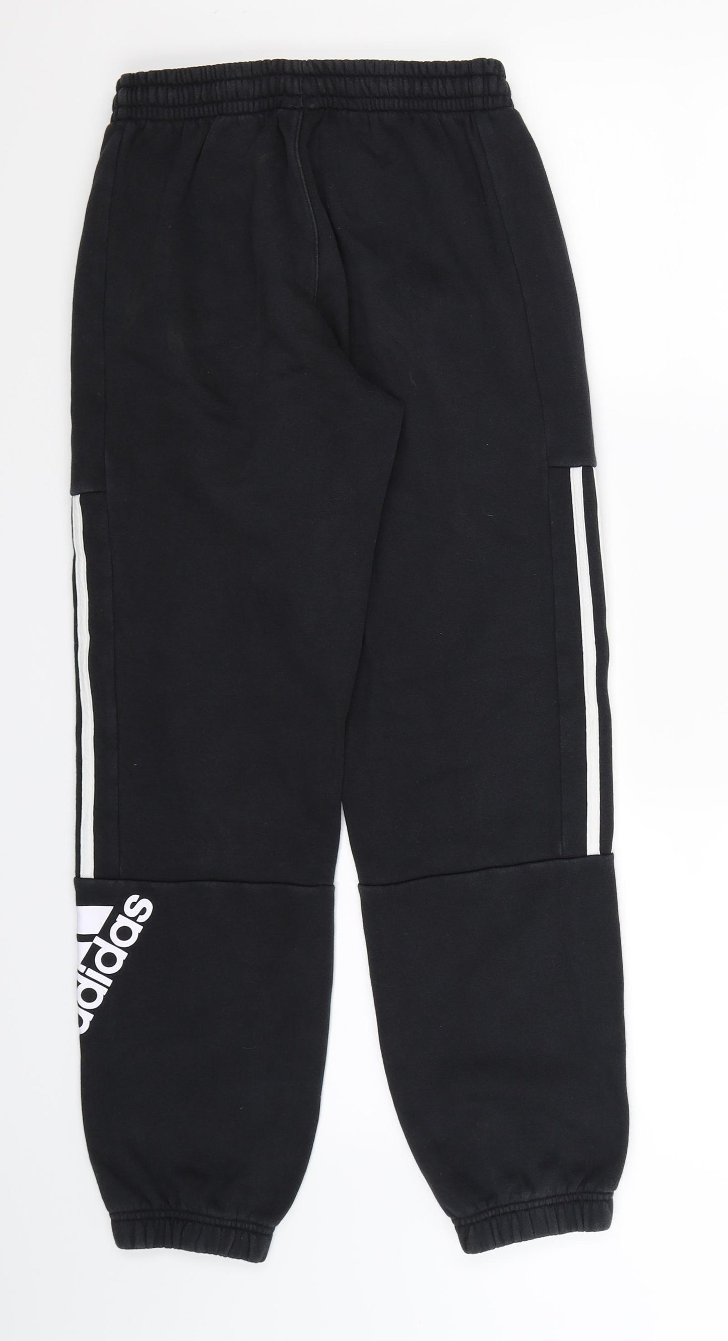 adidas Boys Blue Striped  Jogger Trousers Size 11-12 Years
