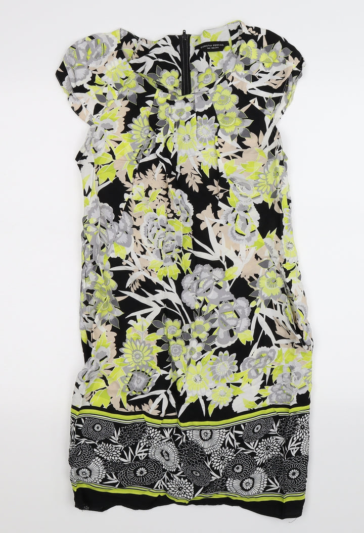 Dorothy Perkins Womens Multicoloured Floral Bodycon Size 10