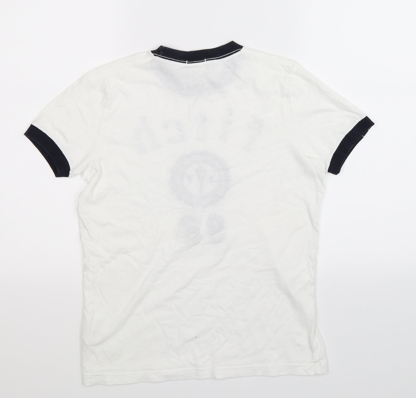 abercrombie kids Boys White   Basic T-Shirt Size L