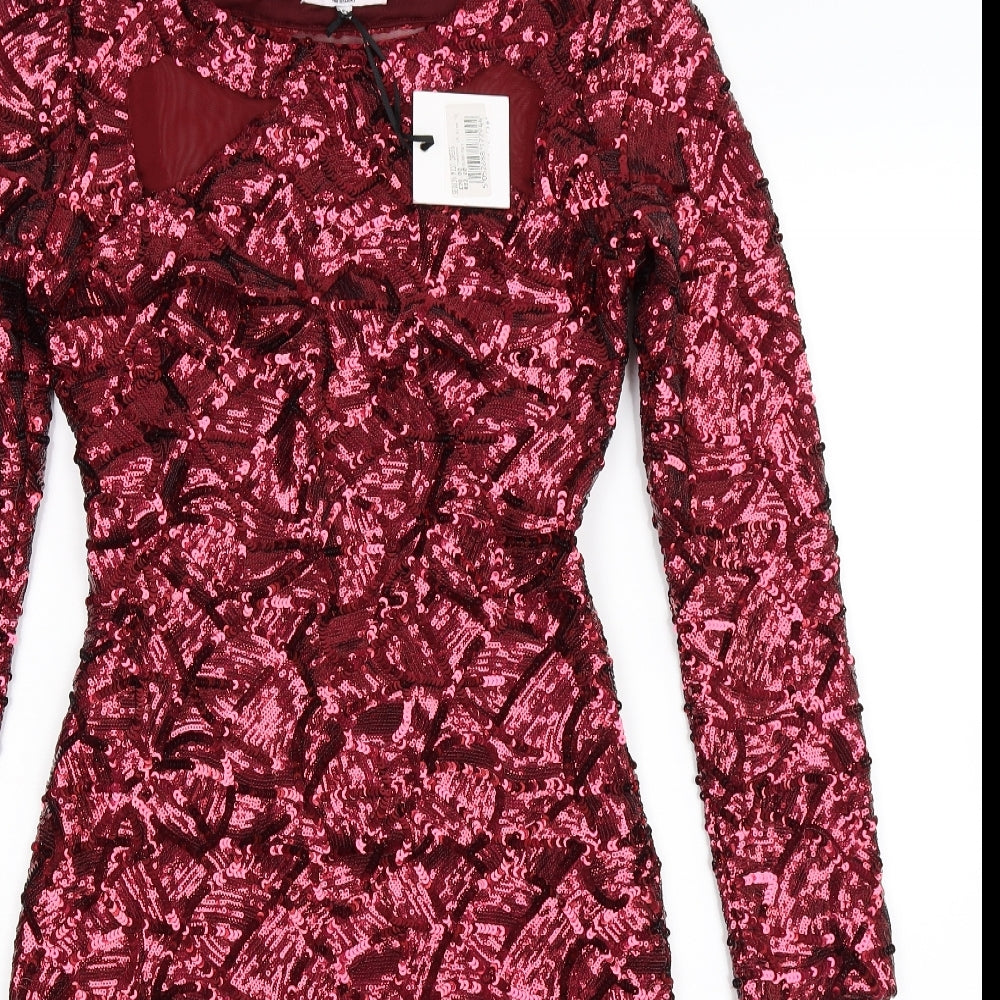 True Decadence Womens Pink   Bodycon  Size 12