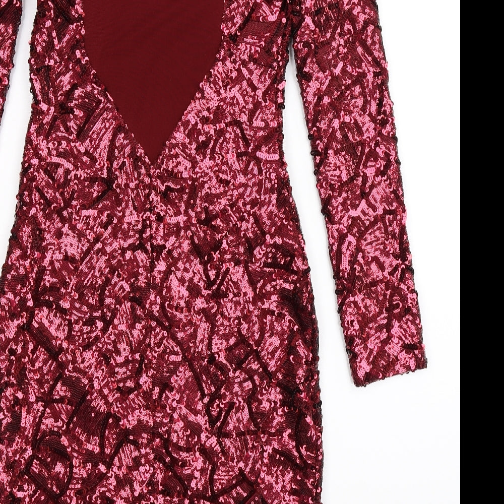 True Decadence Womens Pink   Bodycon  Size 12
