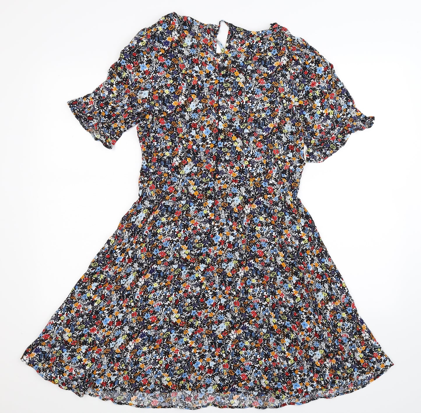 NEXT Womens Multicoloured Floral  Fit & Flare  Size 10