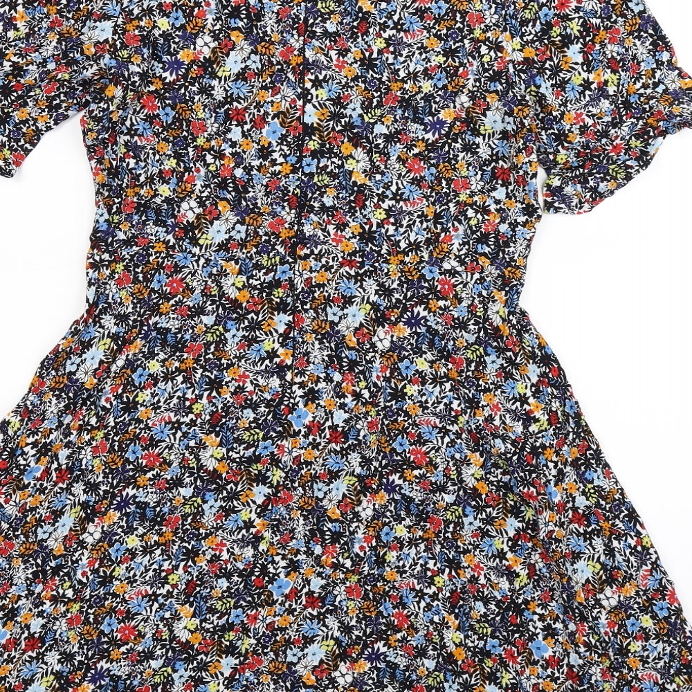 NEXT Womens Multicoloured Floral  Fit & Flare  Size 10
