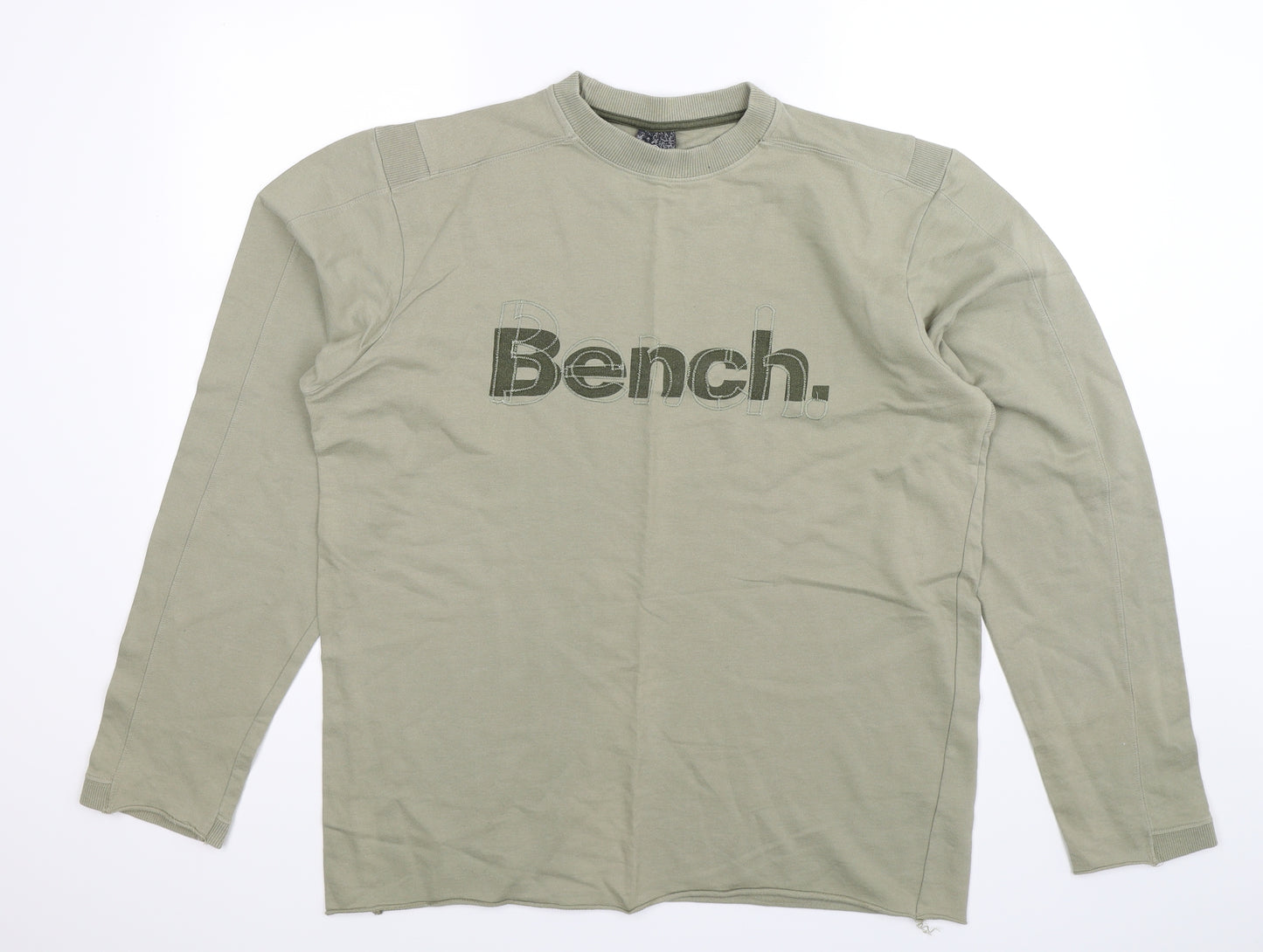 Bench Mens Green   Pullover Sweatshirt Size M