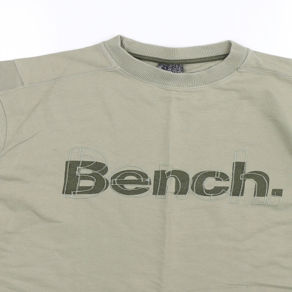 Bench Mens Green   Pullover Sweatshirt Size M